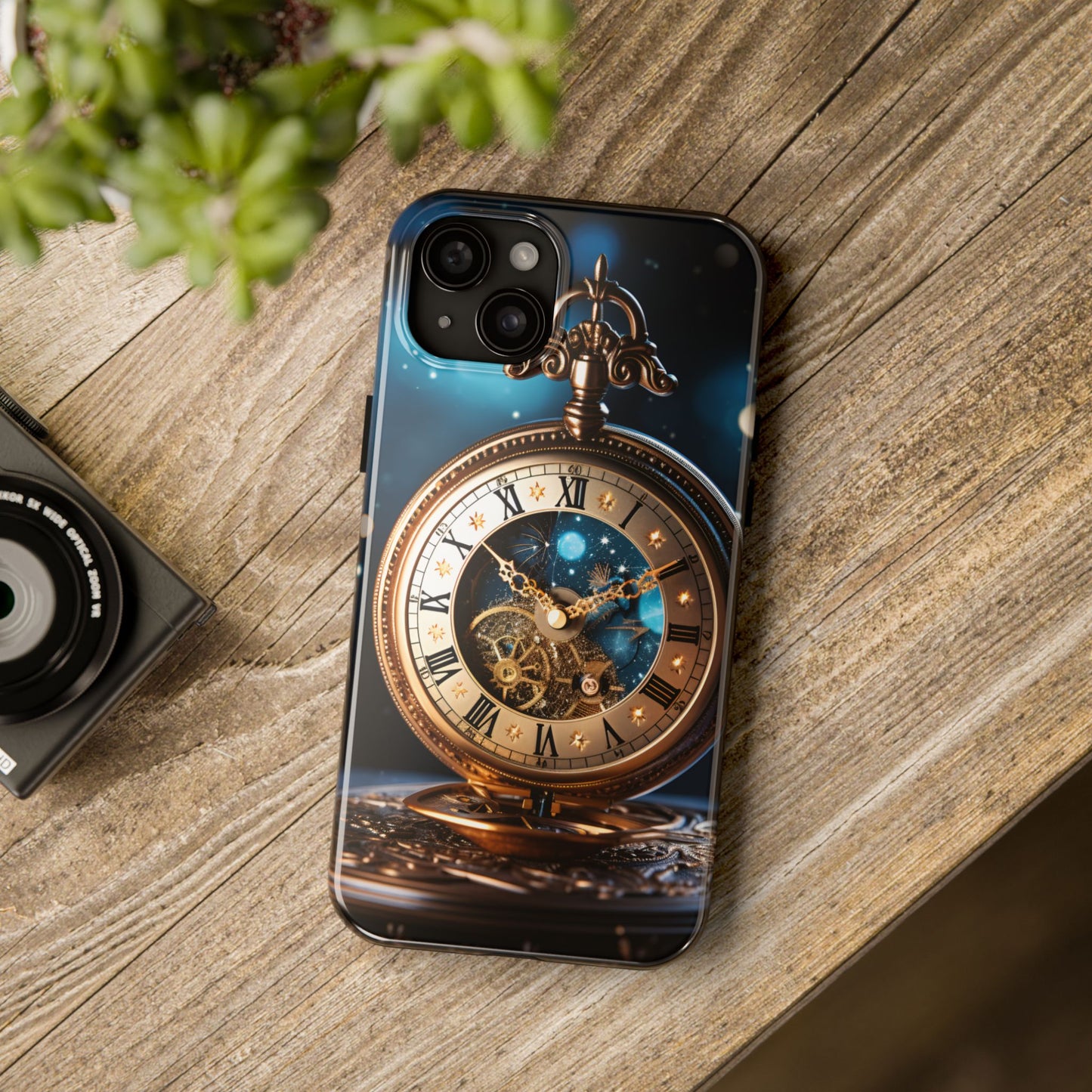 Antique Moon Clock Tough iPhone Cases