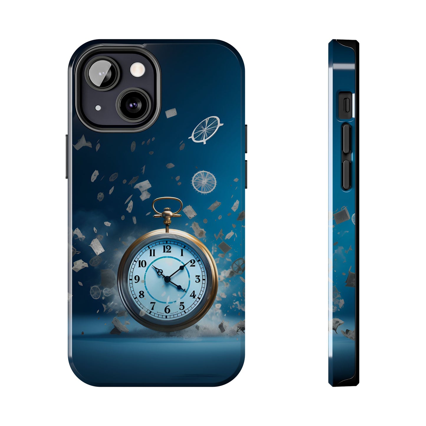 Clock Dust iPhone Tough Phone Cases