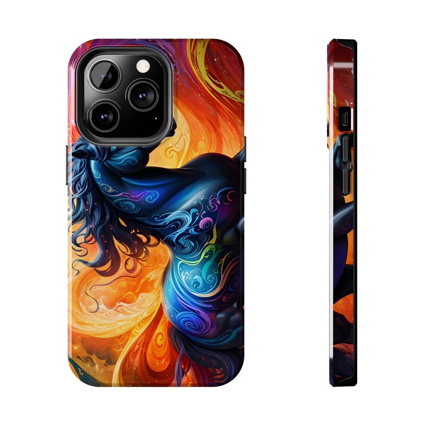 RainBow Horse Tough iPhone Case