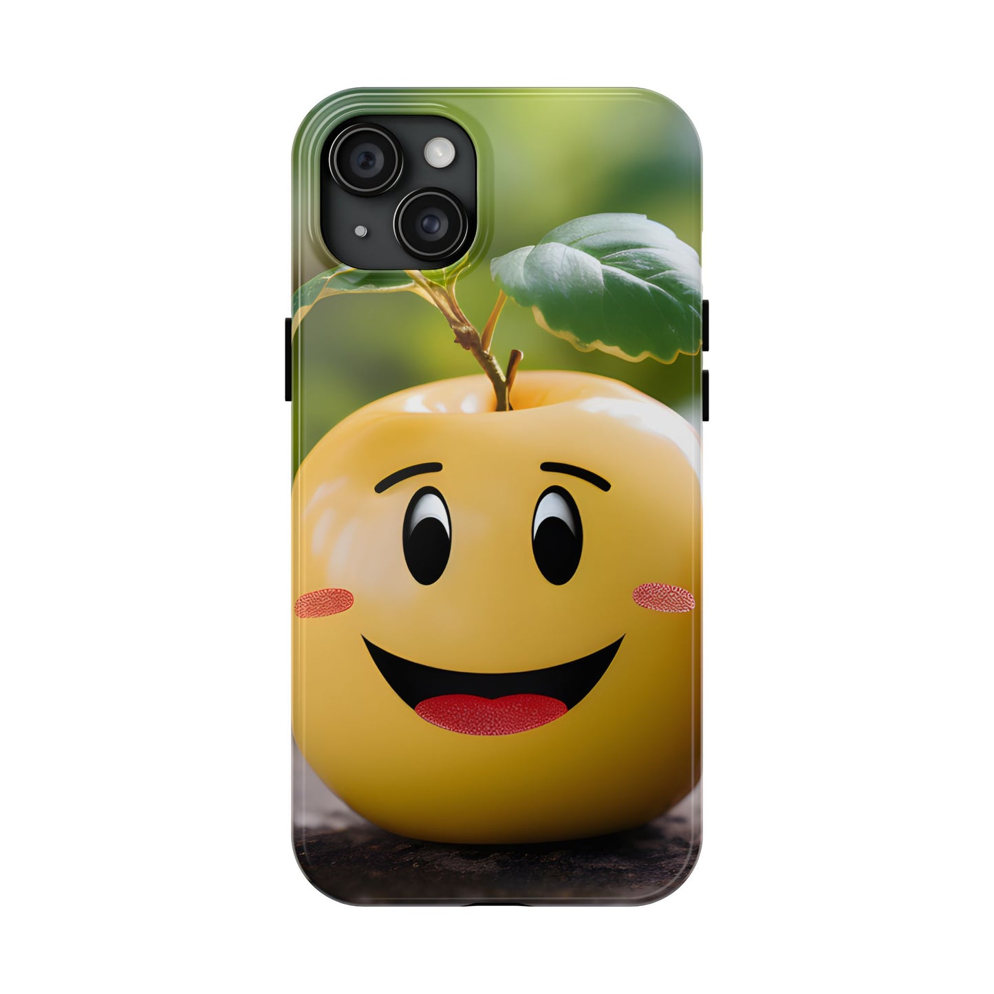 Happy Apple Tough iPhone Case