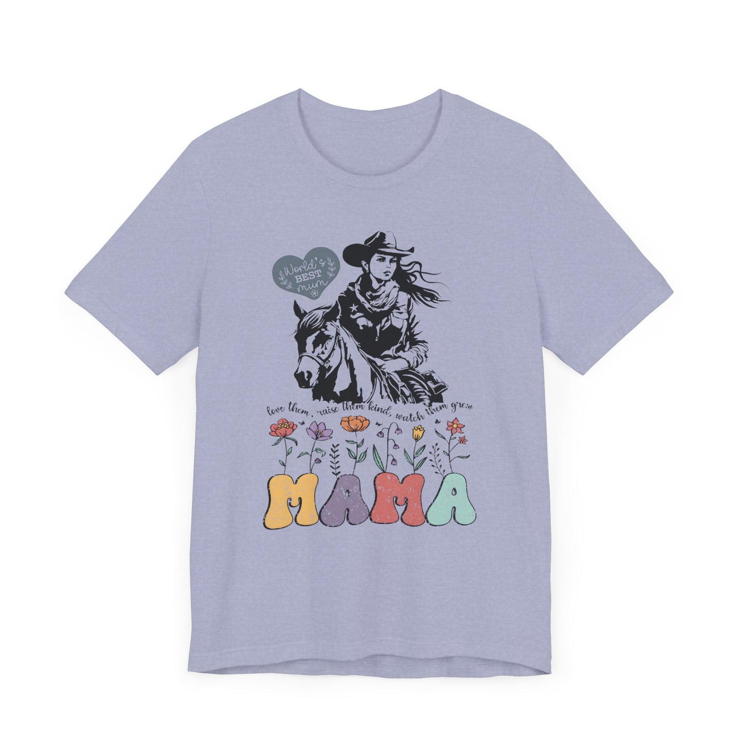 Mama Love Them Watch Them Grow! Mothers Day T-shirt BELLA CANVAS Short Sleeve Tee