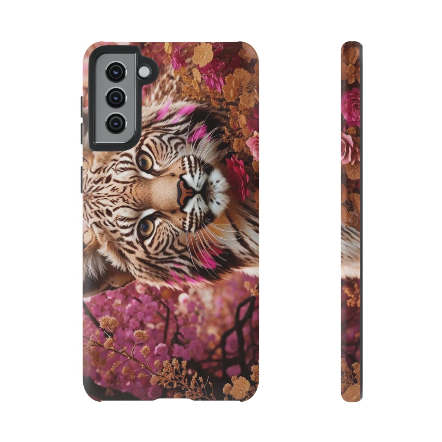 Iphone and Samsung Galaxy Tiger Garden Tough Cases