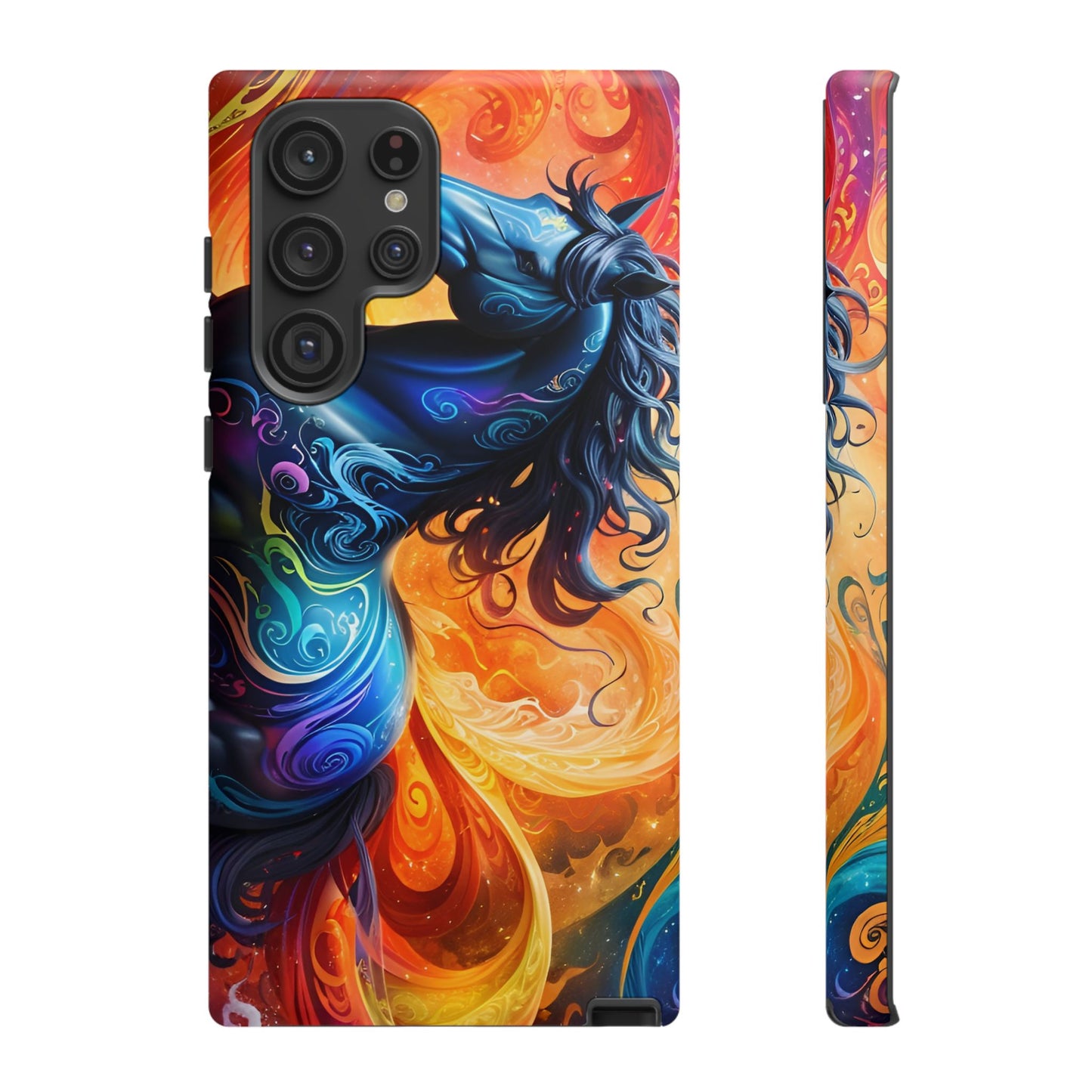 Samsung Galaxy Rainbow Horse Tough phone Cases