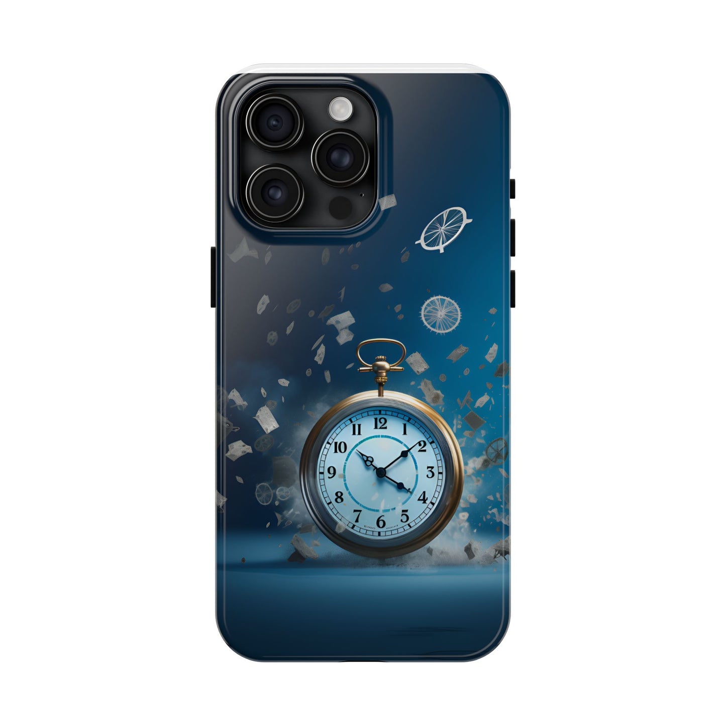 Clock Dust iPhone Tough Phone Cases