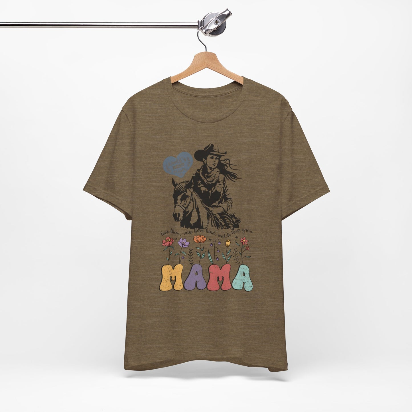 Mama Love Them Watch Them Grow! Mothers Day T-shirt BELLA CANVAS Short Sleeve Tee