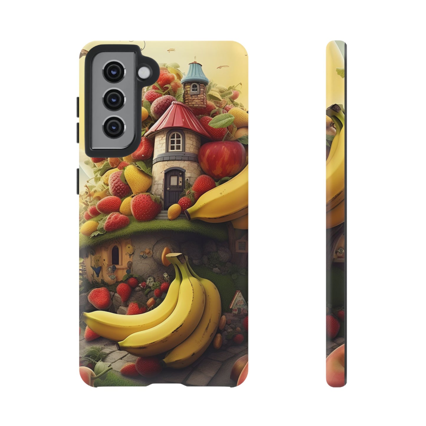 Samsung Galaxy Fruit House Tough Phone Case