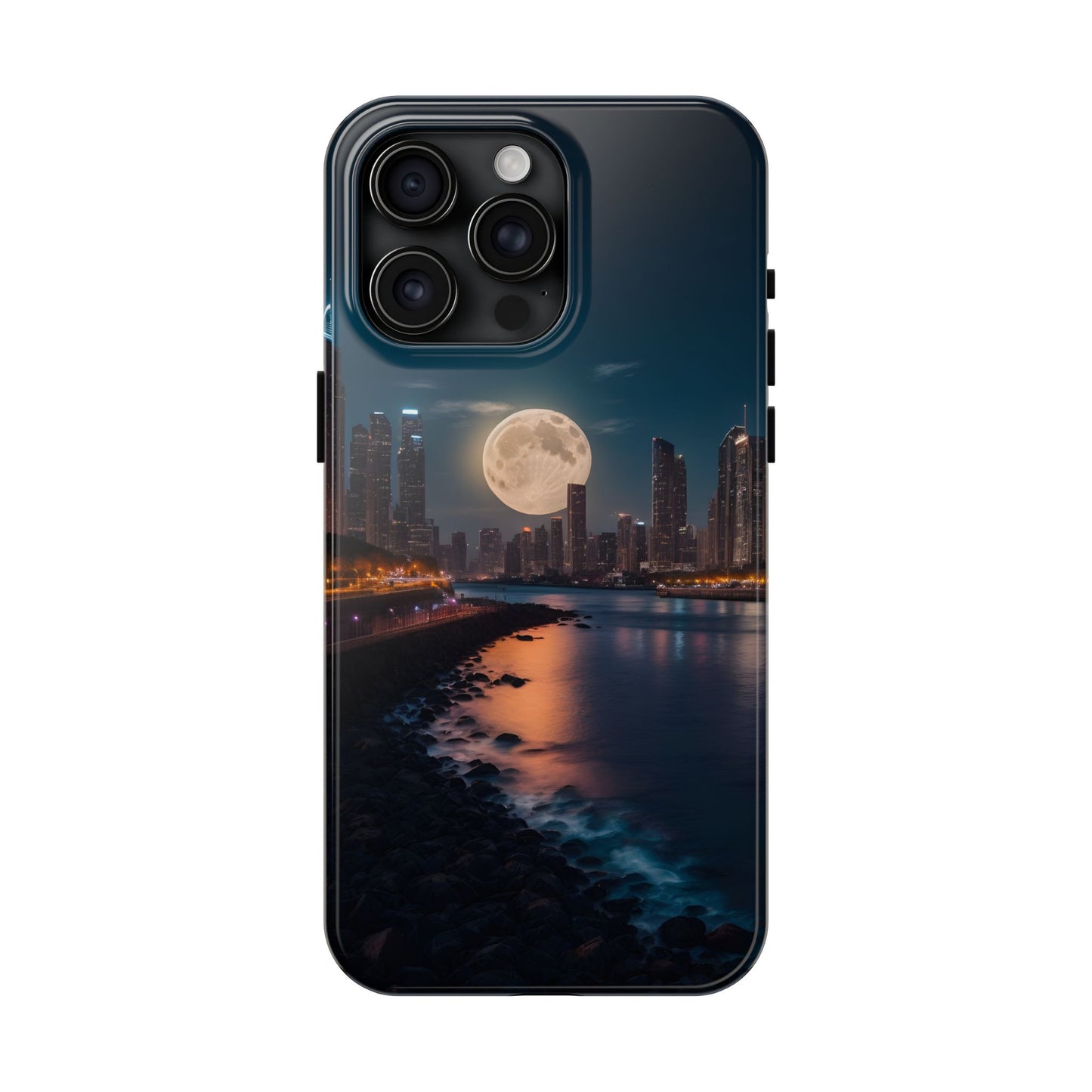 Moon City Tough iPhone Cases