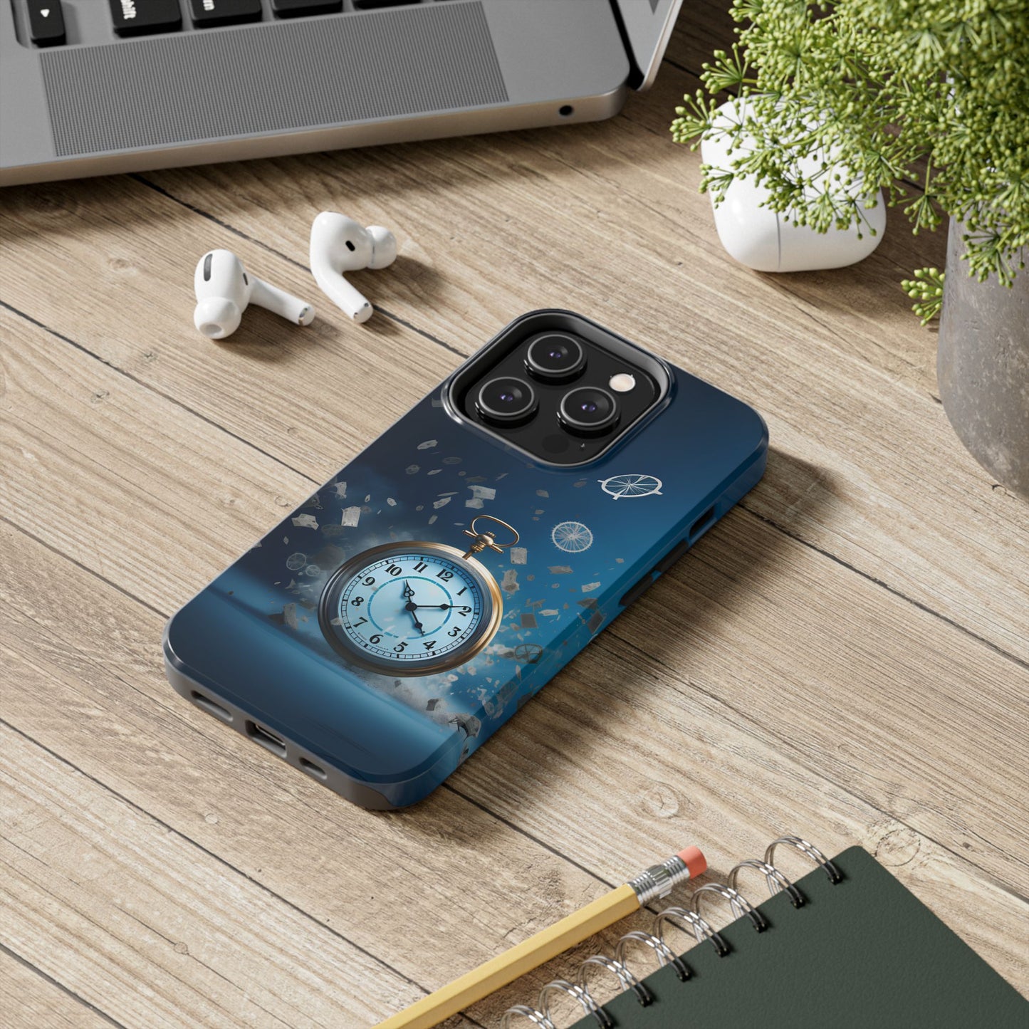 Clock Dust iPhone Tough Phone Cases