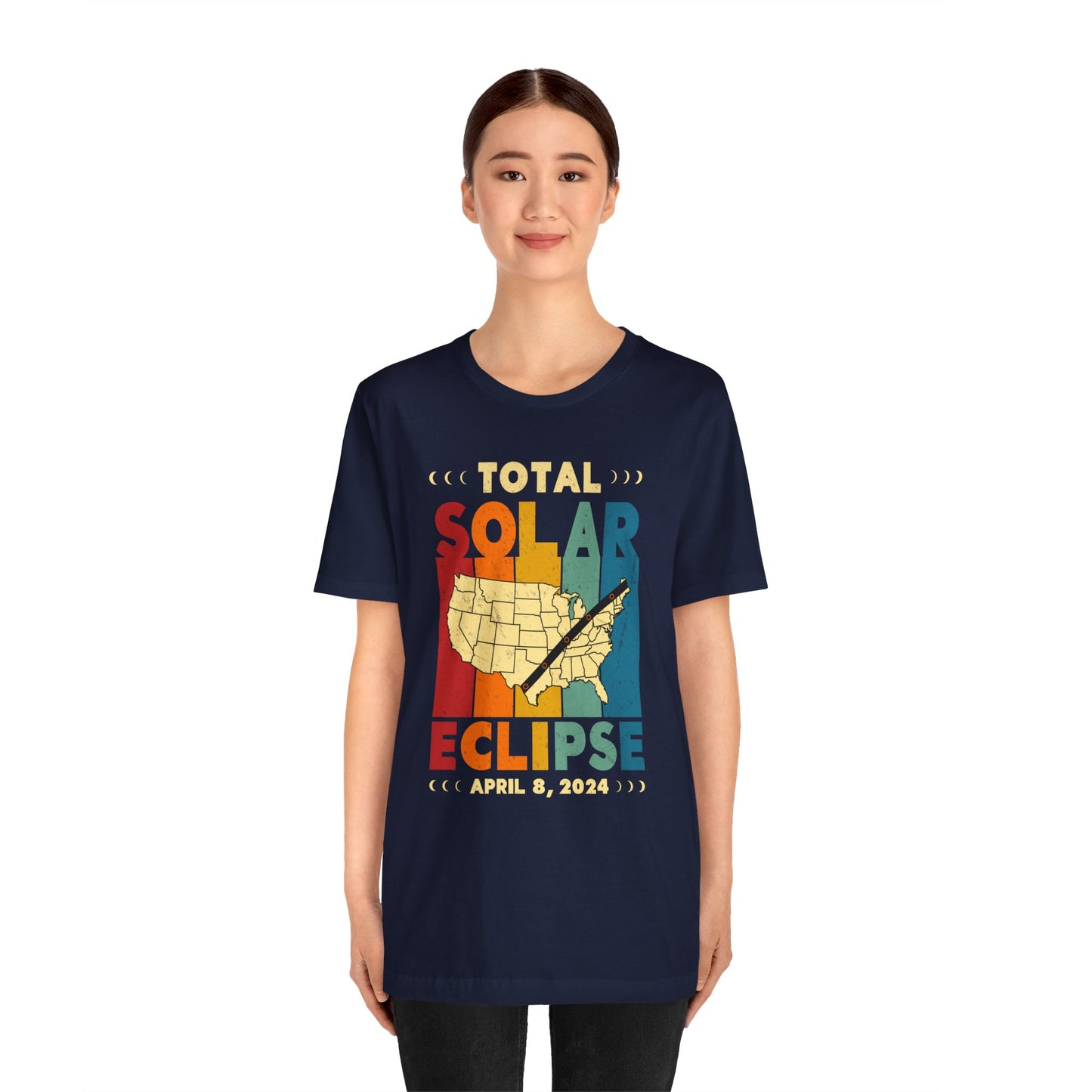 Total Solar Eclipse April 8, 2024 Commemorative Unisex T-Shirt