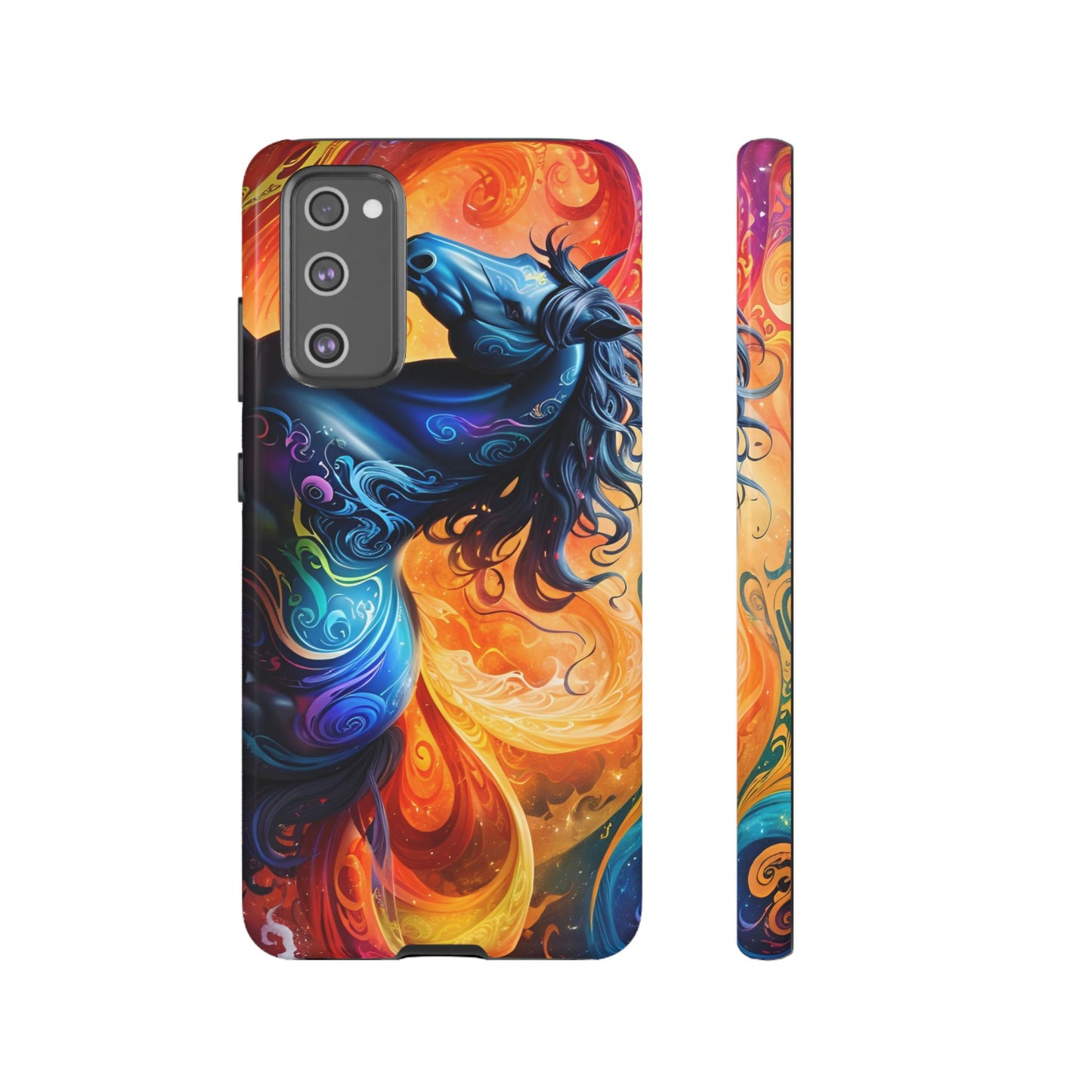 Samsung Galaxy Rainbow Horse Tough phone Cases