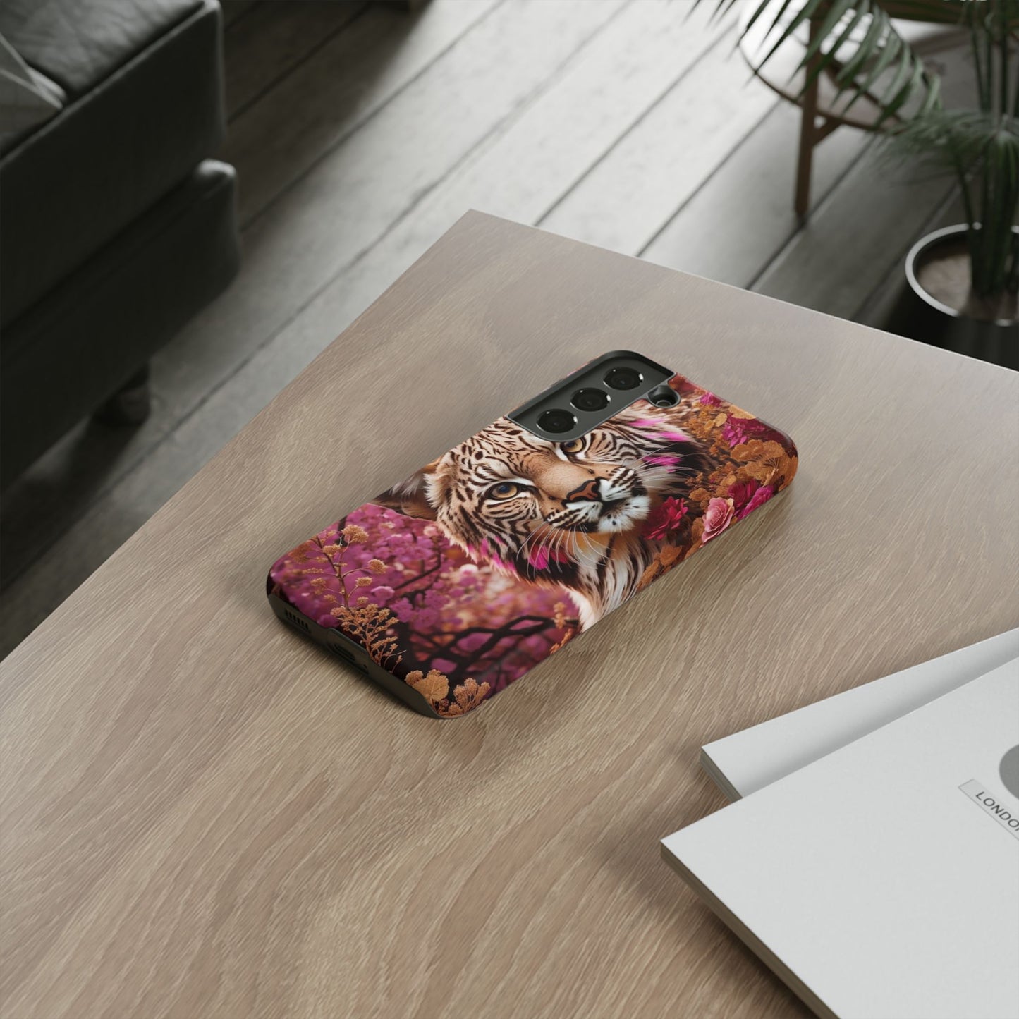 Iphone and Samsung Galaxy Tiger Garden Tough Cases