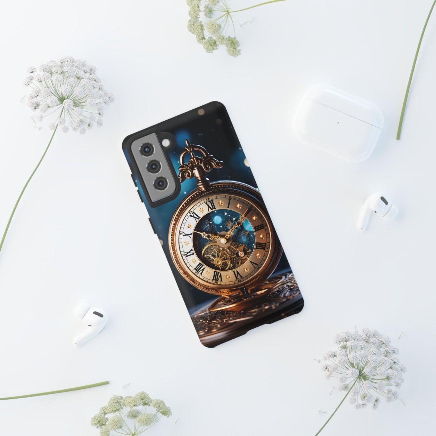 Sumsang Galaxy Clock Dust Tough Phone Cases