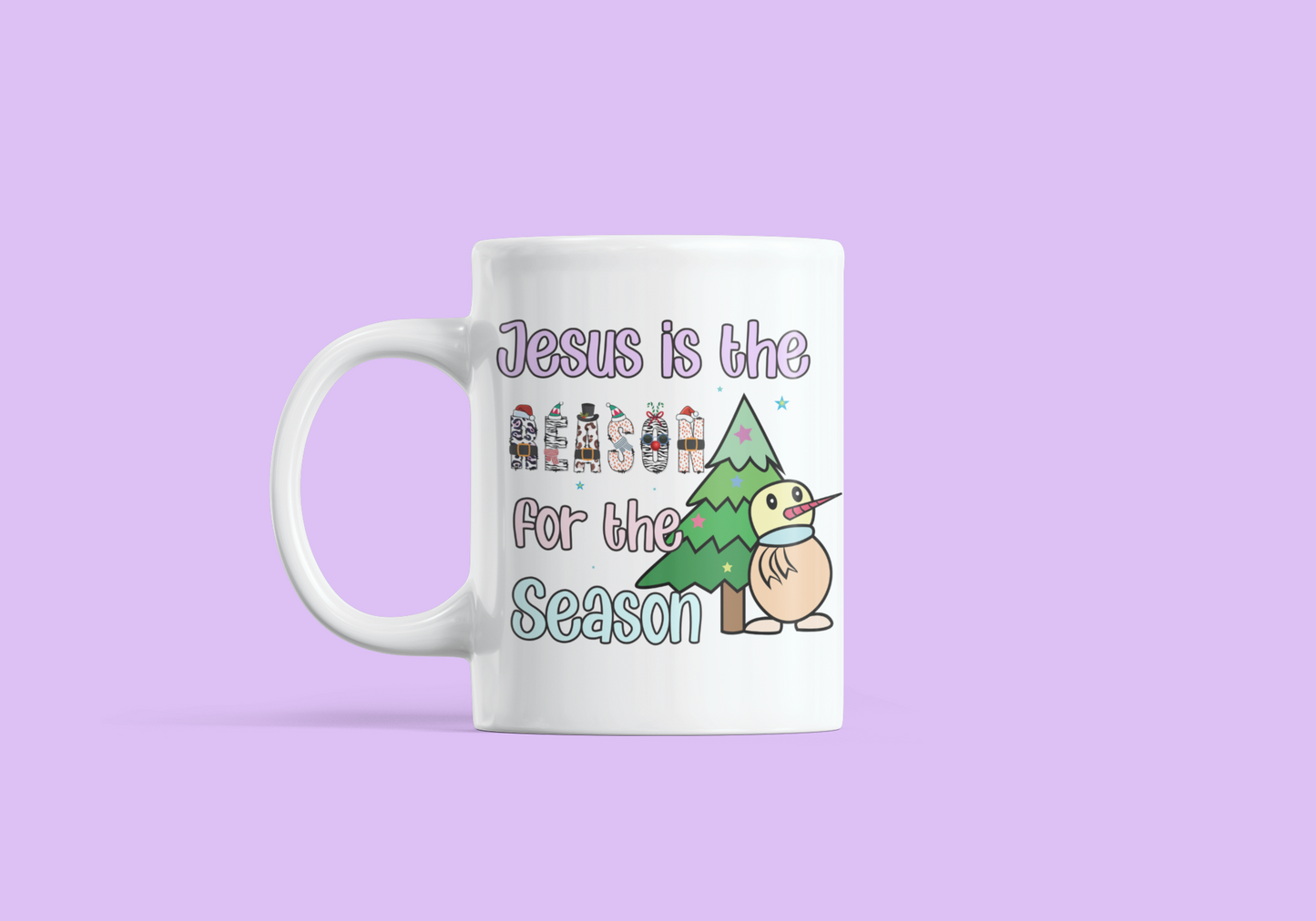 Jesus is the REASON for the Season 11oz Coffee Mug,  Christmas Mug Gift, Christmas Coffee Mug