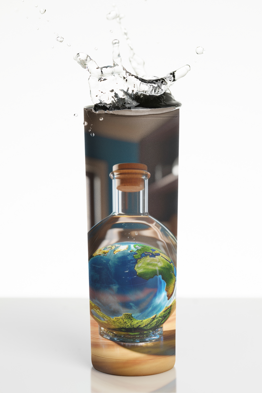 3D Earth 20oz Tumbler