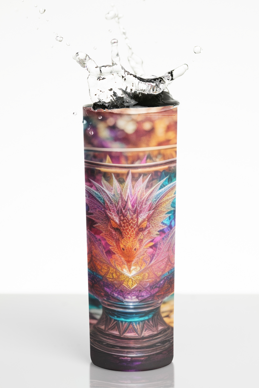 3D Dragon Glass 20oz Tumbler