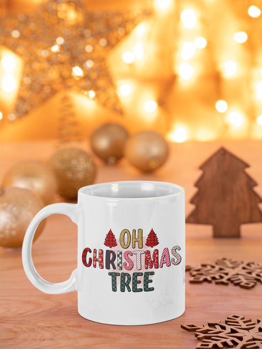 OH CHRISTMAS TREE 11oz Coffee Mug,  Christmas Mug Gift, Christmas Coffee Mug