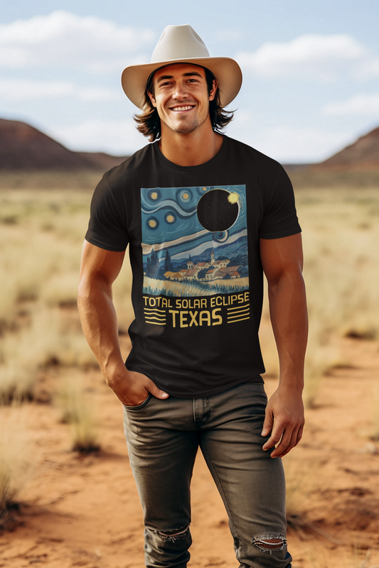 Solar Eclipse Texas Commemorative Unisex T-Shirt